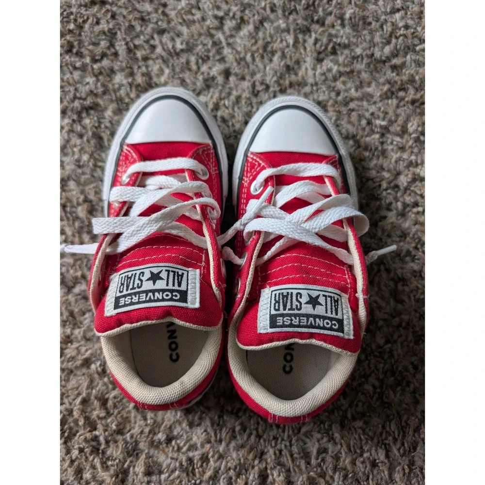 Converse CTAS Street Slip-On Youth Size 11 A01700F Red